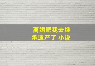 离婚吧我去继承遗产了 小说